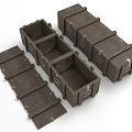 Wooden Storage Boxes for Home Organization Open Closed with Lid and Metal Clasps