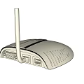 SAGEM Wireless Router With White Compact Design And Antenna For Home Network