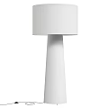 Modern White Chandeliers With Square Shades And Cylindrical Columns For Home Interior