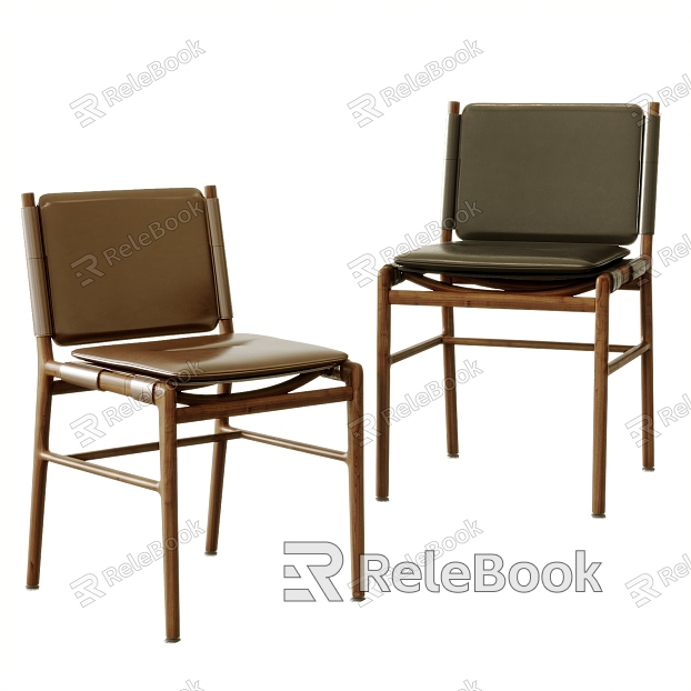 Single Chair Leisure Chair Leather Single Chair Dining Chair Chair model