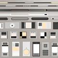 Various Electronic Control Panels And Switch Components For Home Devices