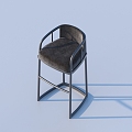 Chair Bar Chair High Chair 3d model