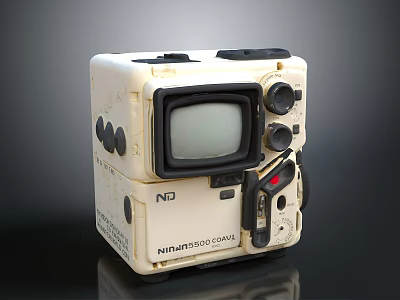Vintage Nintendo DSO Camera Classic Electronic Device With Retro Design 3d model