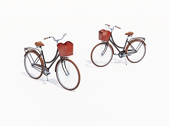 Modern Old Bicycle 3d model