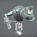 Robot cartoon robot hand-painted robot stylized robot 3d model