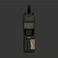 Vintage Green Military Weapon Communication Device With Antenna Keypad And Display Screen