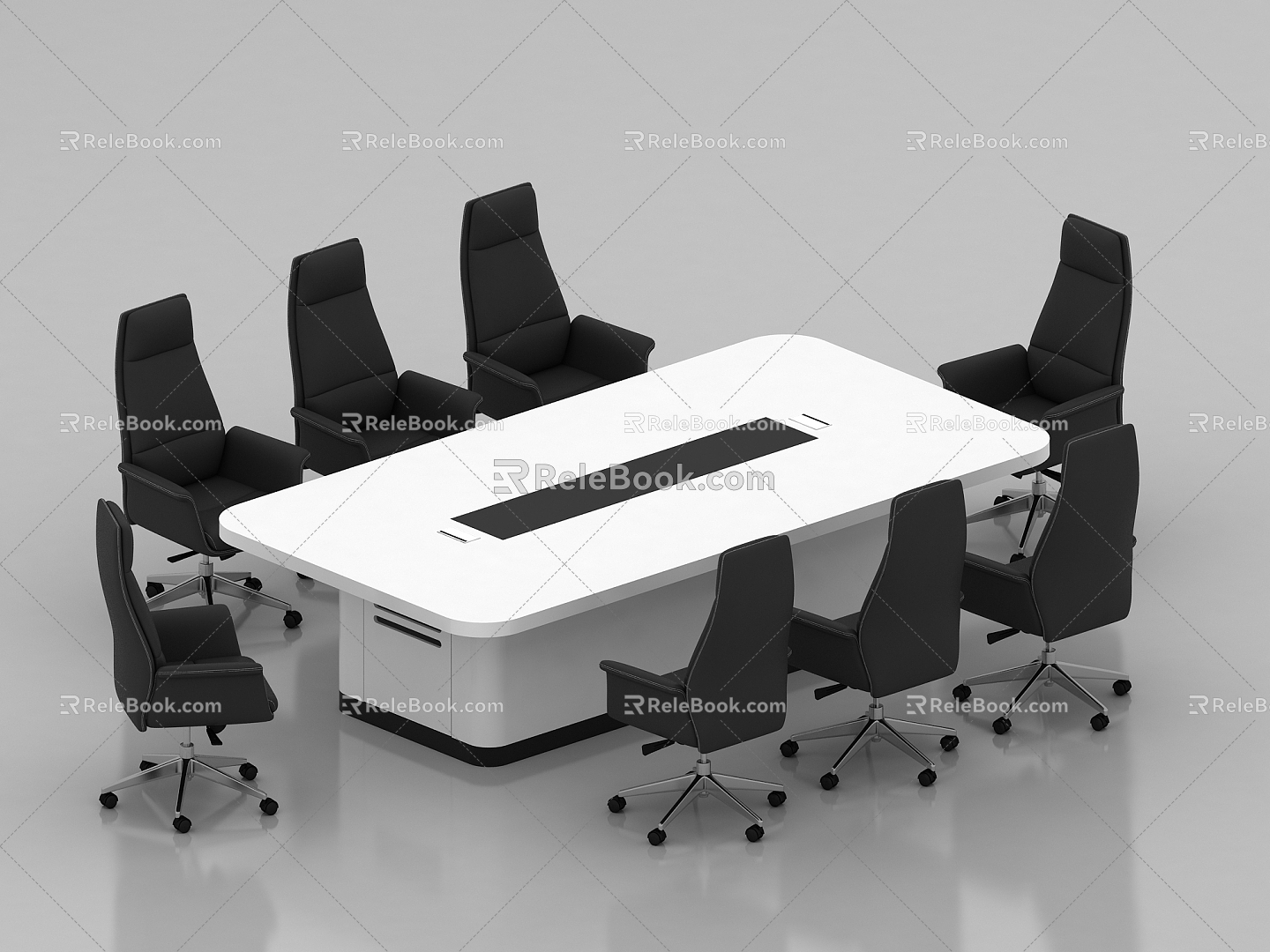 Conference Table Paperless Baking Paint Long Table Combination Training Table Negotiation Table Workbench Science and Technology Sense Creative Furniture Command Center Network Melt Media Geometry Three-dimensional Exhibition Beauty and Chen Space model