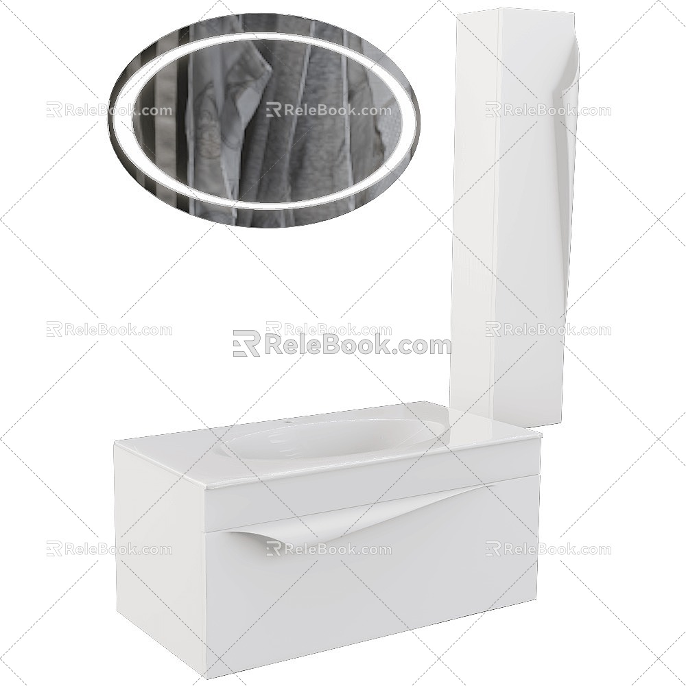 Clarberg bathroom cabinet 3d model