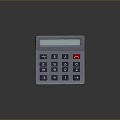 Calculator Electronic Calculator Casio Calculator Calculator Stationery Office Supplies Office Items 3d model