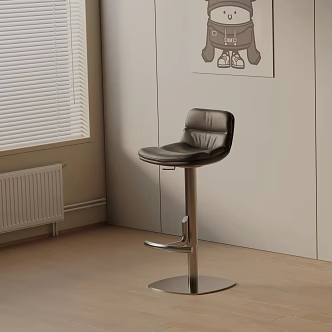 Modern Bar Chair 3d model