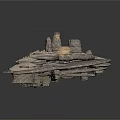 Metallic Water Vehicle Model With Tower Like Structures And Platform Design