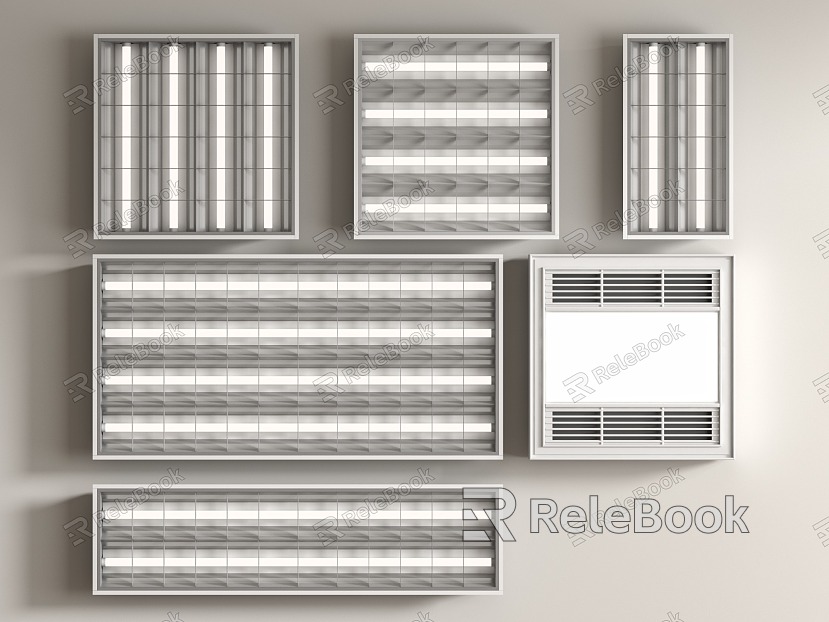 Grille lamp embedded grille lamp model