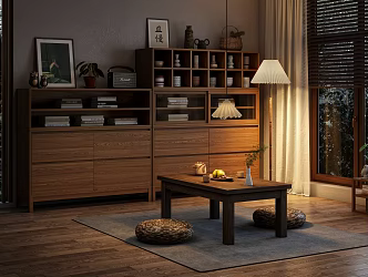 Middle Style Sideboard 3d model