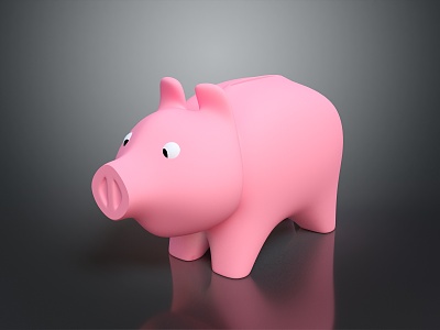 Piggy Bank Piggy Bank Piggy Bank Box Realistic model