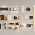 Modern Wall Lights With Various Contemporary Designs And Black White Gray Finishes
