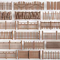 Wooden Railings With Various Designs And Different Styles For Home Garden Outdoor