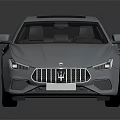 White Maserati Sports Car With Sleek Design Sunroof Modern Exterior And Alloy Wheels