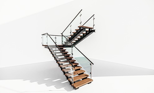 Modern Stairs 3d model