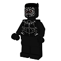 Toy Handset Lego Doll Marvel Panther 3d model