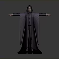 Female Elf Cartoon Witch Magic Witch Magic Girl Magician Elf Mage Warlock Wizard 3d model