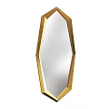 Modern Decorative Wall Mirrors With Gold Silver Frames And Various Shapes