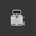 Game Movie Character Medical Cart With Wheels Monitor Keyboard And Equipment