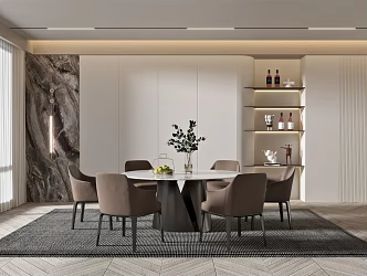 Modern Restaurant 3d model
