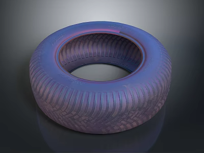 High Performance Car Tire With Durable Tread And Premium Rubber Construction 3d model