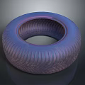 High Performance Car Tire With Durable Tread And Premium Rubber Construction 3d model
