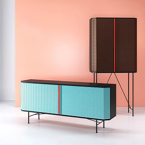 Modern TV Cabinet Sideboard Decorative Cabinet Entrance Cabinet Bucket Cabinet High Side Cabinet Wine Cabinet 3d model