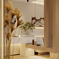 Cozy Modern Apartment Bedroom With Sofa Bed Chandelier And Mirror