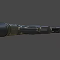 Modern Tactical Pistol With Black Metal Construction And Ergonomic Grip Design