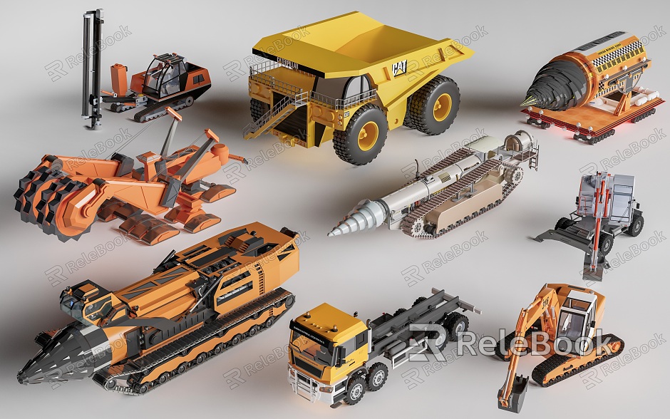 Mining truck Mining machinery Mine truck Engineering truck model