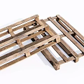 Natural Stone Wood Wooden Pallets with Sturdy Slat Structure for Storage