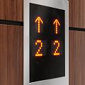 Modern elevator door elevator elevator elevator button floor display hotel elevator 3d model