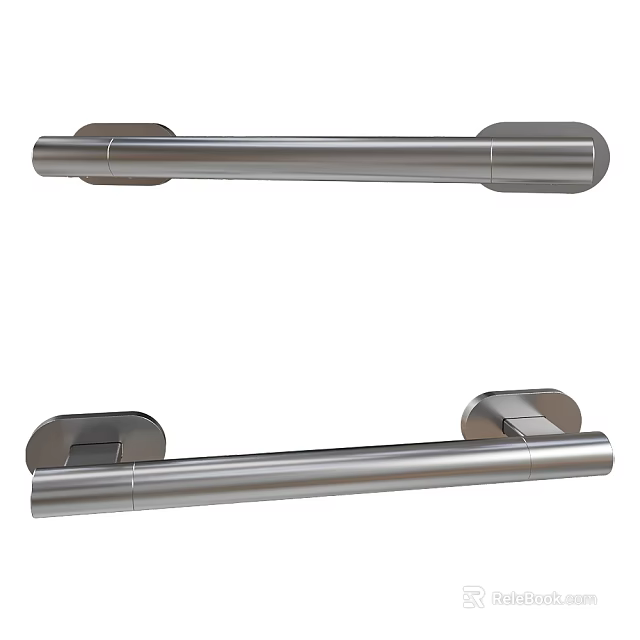 Stainless Steel Cabinet Handles For Modern Kitchen Cabinets And Furniture Doors 3d model 