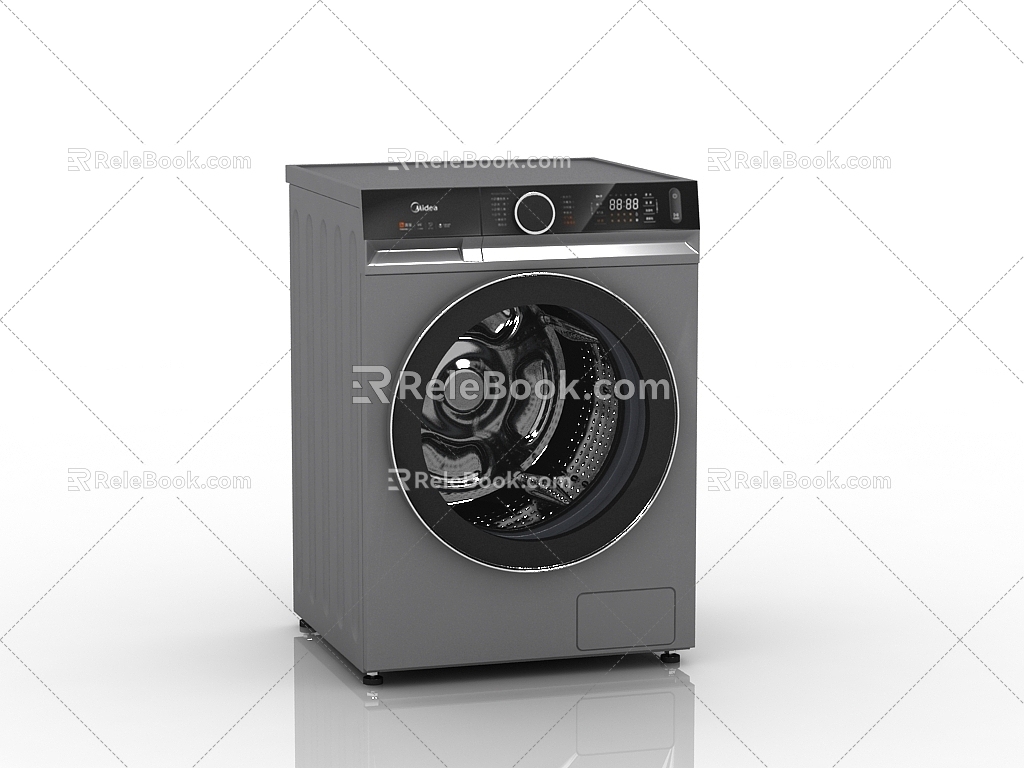 Modern washing machine drum washing machine 3d model