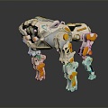 Mech Warrior Machine Armor Machine Armor Machine Warrior 3d model