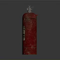 Vintage Red Fire Extinguisher With Smith Label For Home Safety Supplies