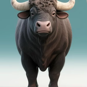 Old Buffalo 3d model