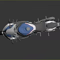 Sleek Modern Sport Motorcycle With Blue White Red Bodywork Aerodynamic Styling And Aluminum Wheels