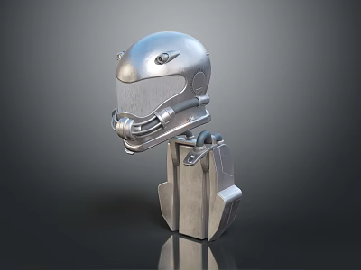Durable Metal Hardware Tools Protective Mask With Sturdy Industrial Design Structure 3d model