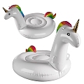 Unicorn Swimming Circle 3D Model Swimming Circle Unicorn Children Cartoon Cute Bath 3d model