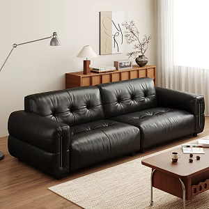 Modern Vintage Sofa Combination Cloud Sofa 3d model