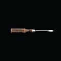 Sturdy Screwdriver Tool With Wooden Handle And Metal Shaft For Hardware Use