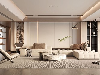 modern living room home living room 3d model