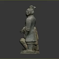 Terracotta Warrior Decorative Figurines As Home Display Furniture Pieces With Standing And Kneeling Poses