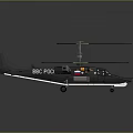BRD FOCUS Model Aircraft With Red Star Emblem And Russian Flag Details