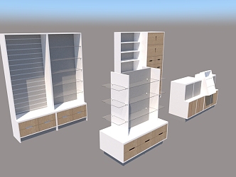 Jewelry Cabinet Product Cabinet Display Cabinet 3d model