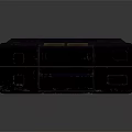 Black UNSC Tactical Equipment Storage Crate With Rugged Exterior Design